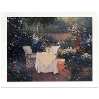 Sergon, "Garden Pleasures" Limited Edition Giclee, Numbered and Hand Signed by the Artist; LOA.