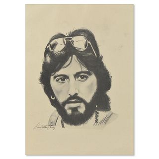 David Alan Cooney, "Pacino" Limited Edition Lithograph, Numbered and Hand Signed with Letter of Authenticity