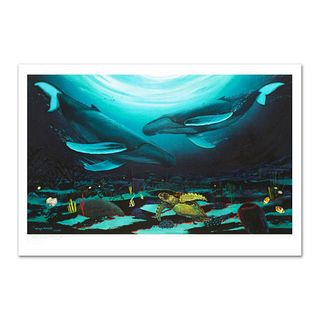 Wyland -"Humpback Dance" Limited Edition Giclee on Canvas (35" x 24"), Numbered and Hand Signed with Certificate of Authenticity.
