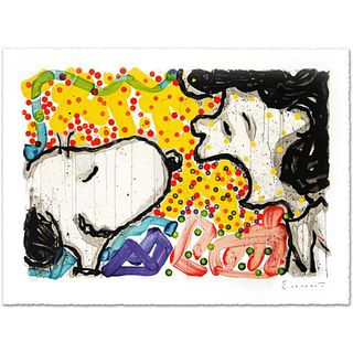 "Drama Queen" Limited Edition Hand Pulled Original Lithograph by Renowned Charles Schulz Protege, Tom Everhart. Numbered and Hand Signed by the Artist