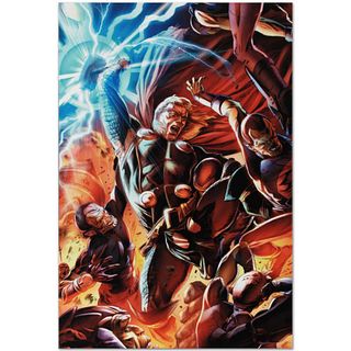 Marvel Comics "Secret Invasion: Thor #2" Numbered Limited Edition Giclee on Canvas by Doug Braithwaite with COA.