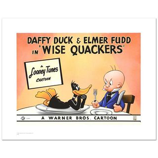 "Wise Quackers" Limited Edition Giclee from Warner Bros., Numbered with Hologram Seal and Certificate of Authenticity.