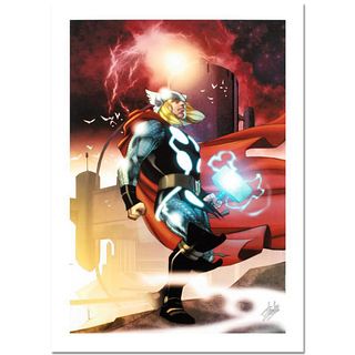 Stan Lee Signed, Marvel Comics "Thor #615" Limited Edition Canvas 8/10 with Certificate of Authenticity.