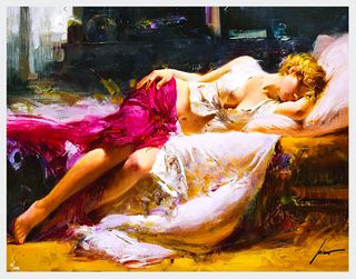 Pino (1939-2010)- Giclee on paper "Dreaming in Color"