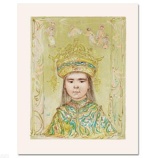 "Oriental Daydream" Limited Edition Lithograph by Edna Hibel (1917-2014), Numbered and Hand Signed with Certificate of Authenticity.