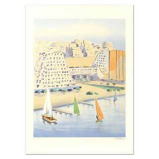 Victor Zarou, "Grand Motte" Limited Edition Lithograph, Numbered and Hand Signed.