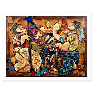 Dorit Levi, "Duet" Limited Edition Serigraph, Hand Signed and Numbered with Letter of Authenticity.
