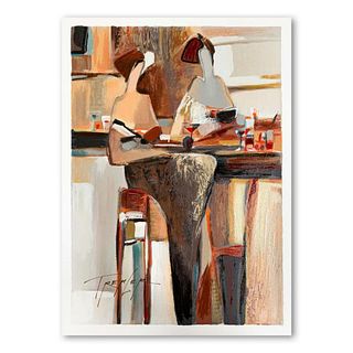 Yuri Tremler, "Ladies' Lunch" Limited Edition Serigraph, Hand Signed with Letter of Authenticity.