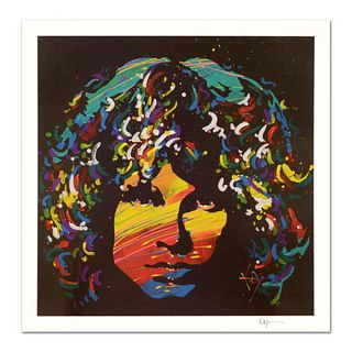 KAT, "Jim Morrison" Limited Edition Lithograph, Numbered and Hand Signed with Certificate of Authenticity.