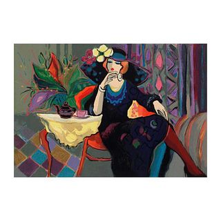Isaac Maimon, "Amanda" Limited Edition Serigraph, Numbered and Hand Signed with Letter of Authenticity.