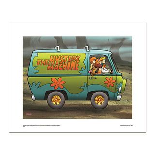 "Mystery Machine" Numbered Limited Edition Giclee from Hanna-Barbera with Certificate of Authenticity.