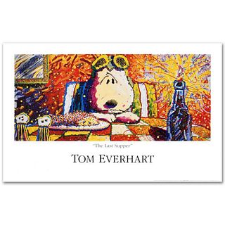 "Last Supper" Fine Art Poster by Renowned Charles Schulz Protege Tom Everhart.