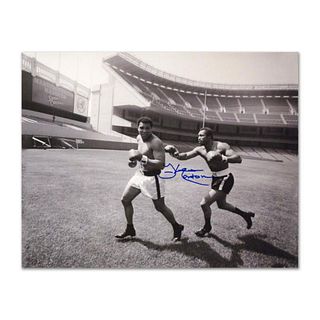"Ken Norton and Ali, Yankee Stadium" 40" x 30" Sports Collectible Hand-Signed by Ken Norton (1943-2013) with Letter of Authenticity.
