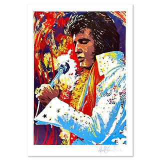 Paul Blaine Henrie (1932-1999), "Elvis" Limited Edition Serigraph, Numbered and Hand Signed and Letter of Authenticity (Disclaimer)