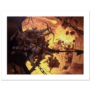 "The Siege Of Minas Tirith" Limited Edition Giclee on Canvas by The Brothers Hildebrandt. Numbered and Hand Signed by Greg Hildebrandt. Includes Certi