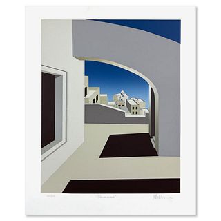 William Schlesinger (1915-2011), "Panorama" Limited Edition Serigraph, Numbered 155/210 and Hand Signed with Letter of Authenticity (Disclaimer)