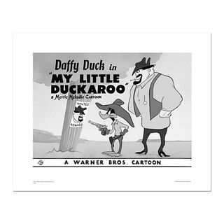 "My Little Duckaroo" Numbered Limited Edition Giclee from Warner Bros. with Certificate of Authenticity.