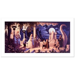 "At The Grey Havens" Limited Edition Giclee on Canvas by The Brothers Hildebrandt. Numbered and Hand Signed by Greg Hildebrandt. Includes Certificate 