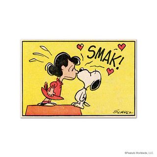 Peanuts, "SMAK!" Hand Numbered Limited Edition Fine Art Print with Certificate of Authenticity.