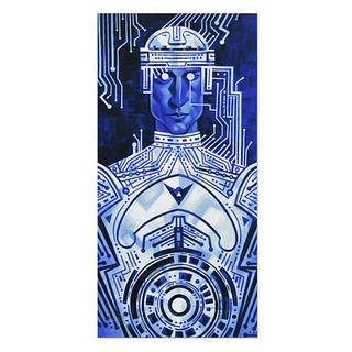 Tim Rogerson, "Tron in Silicon" Limited Edition on Gallery Wrapped Canvas from Disney Fine Art, Numbered and Hand Signed with Letter of Authenticity