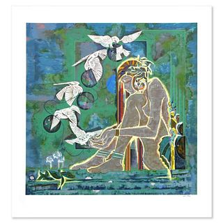 Lu Hong, "Morning Sonata" Limited Edition Serigraph, Numbered 105/300 and Hand Signed with Letter of Authenticity (Disclaimer)