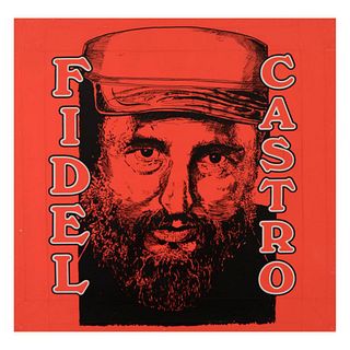 Steve Kaufman (1960-2010) "Fidel Castro" Limited Edition Hand Pulled Silkscreen on Canvas, TP Numbered 11/100 and Hand Signed Inverso with Letter of A