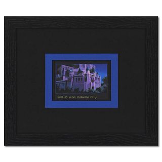 Marvel Comics, "Seq 13 Night Wakanda City" Framed Original Story Board Production Painting with Letter of Authenticity.