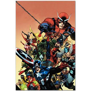Marvel Comics "I Am An Avenger #1" Numbered Limited Edition Giclee on Canvas by Leinil Francis Yu with COA.