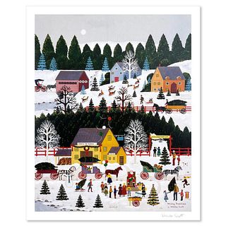 Jane Wooster Scott, "Holiday Traditions" Hand Signed Lithograph with Letter of Authenticity.