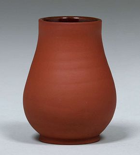 FHR Los Angeles Fred Robertson Red Bisque Cabinet Vase 1908