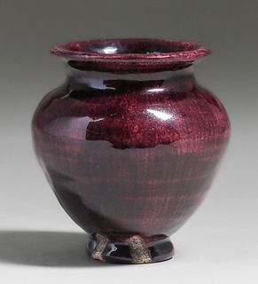 Volkmar Pottery - Durant Kilns Chinese Purple Vase 1915