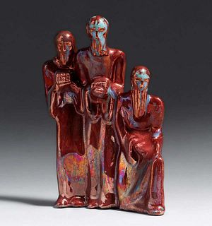 Pewabic Pottery Three Wise Men Figure c1930s