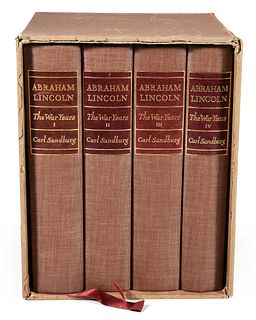 Abraham Lincoln: The War Years, Four Volumes, Signed and Numbered
