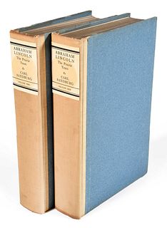 Abraham Lincoln: The Prairie Years, Two Volumes, Rare Presentation Copies