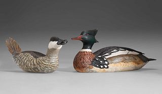 Two Modern Signed Duck Carvings