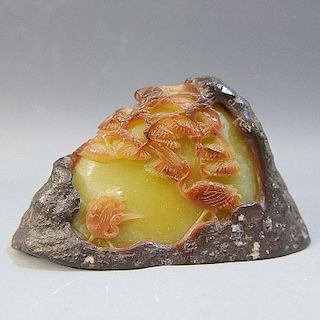 ANTIQUE CHINESE CARVED JADE