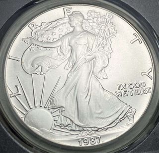 1987 American Silver Eagle PCGS MS69