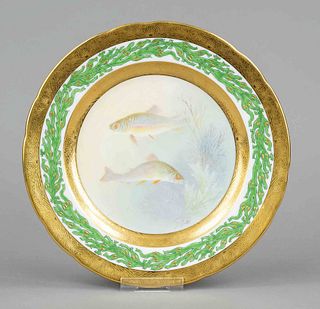 Fish plate, Thomas Minton, Stoke