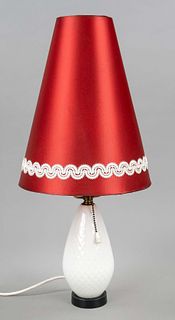 Table lamp, lamp base from a vas