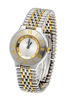 Cartier quartz watch, line 21,