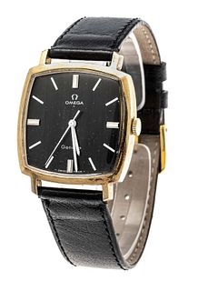 Omega men's watch, 585/000 GG,