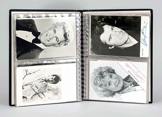 Album with autograph cards, Ge