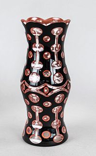 Art deco vase, probably Bohemia,