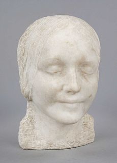 Sculptor around 1900, head of a