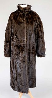 Ladies mink coat, 20th c., no na