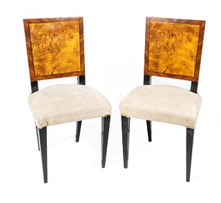 Pair of chairs in Art Deco style