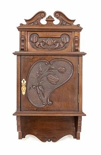 Wall cabinet, England, late 19th