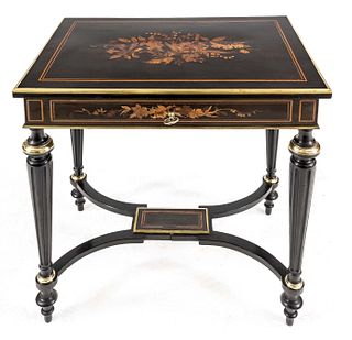 Handmade/sewing table 19th c., w