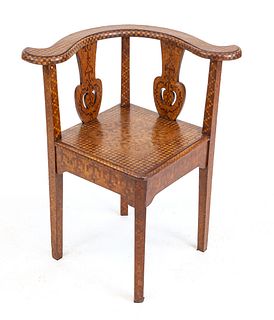 Matching desk chair circa 1900,