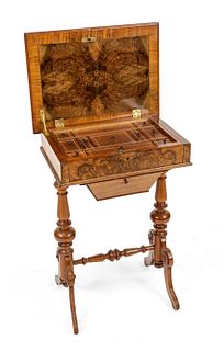 Handmade/sewing table, c. 1880,